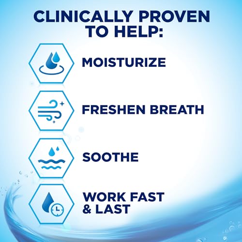 Biotene Oral Rinse Mouthwash for Dry Mouth Fresh Mint Pack of 2 - 33.8 Fl Oz