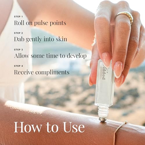 Poppy Roll-On Fragrance Perfume for Women - Citrus Floral Scent - Mini Rollerball