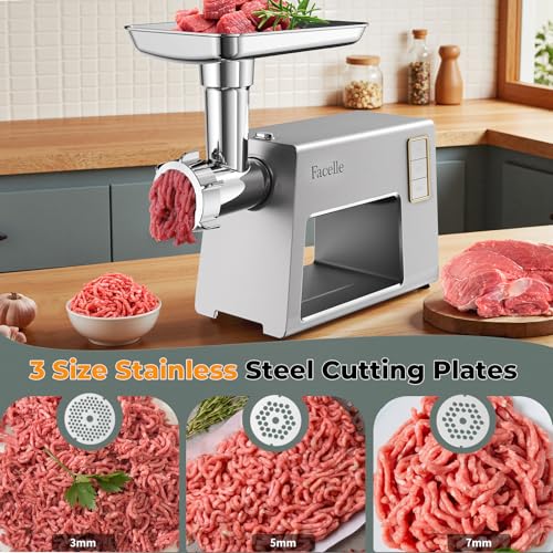 Electric Meat Grinder with Sausage Stuffer and Kubbe Maker 2000W