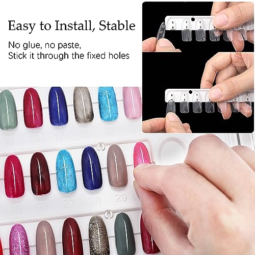 Nail Color Swatches Book C10 - 120 Nail Polish Display Sample