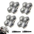 4 Pack 4-Shaver Replacement Heads for Skull Pitbull Series Gold PRO – BPBDZZ 4 Repl Head