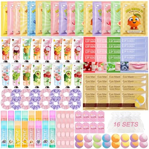160-Piece Spa Party Favors Kit for Girls’ Sleepovers & Group Self-Care
