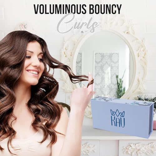 Heatless Curling Rod Set with Mulberry Silk - Blue Variation