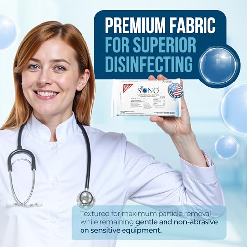 SONO 600 Count Ultrasound Equipment Disinfecting Wipes Pack of 12