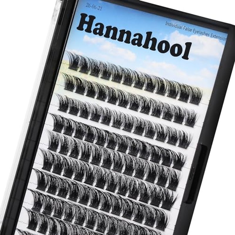 120pcs D Curl Individual Wide Stem Cluster DIY Eye Lashes Extensions Mixed 10-12-14-16mm/14-16-18mm/12-14-16mm Makeup Dramatic Volume Lashes (mixed 12-14-16mm)