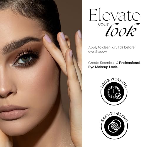 Sorme Cosmetics PRO Under Shadow Primer, All In Undershadow Eye Shadow Primer for Smooth and Crease-Resistant Eye Makeup, Waterproof and Long Lasting, Nude Translucent Shade, More Vibrant Makeup Color