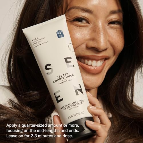 Deeper Conditioner Fragrance Free - Non-Comedogenic Hair Moisturizer 8.5 Fl Oz