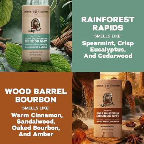 Men's Natural Aluminum-Free Deodorant 2-Pack Cask in the Canopy - Dr. Squatch