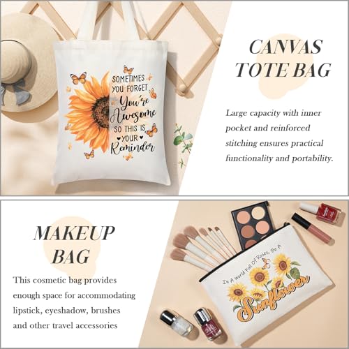 Inspirational Women’s Gift Set with 40 OZ Tumbler Canvas Bag - Mothers Day, Birthday, Thank You Gifts
