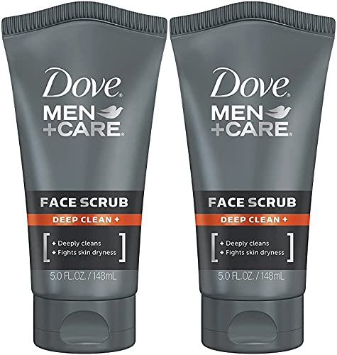 Dove Men+Care Face Scrub Deep Clean Plus 10 Fl Oz - Pack of 1