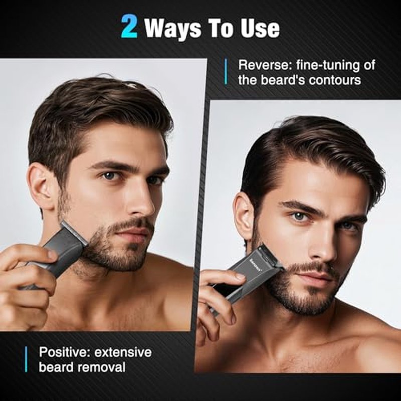 Body Hair Trimmer for Men,kensen Electric Groin & Pubic Hair Trimmer, Christmas Gift Rechargeable Ball Shaver Groomer, Mens Body Groomer Kit for Privates, Waterproof, Cordless for Wet/Dry Use