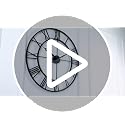 Black Roman Numeral Wall Clock - 30 Inch Industrial Metal Decor - Heavy Duty Large Living Room Clock - Variation of THIS listing