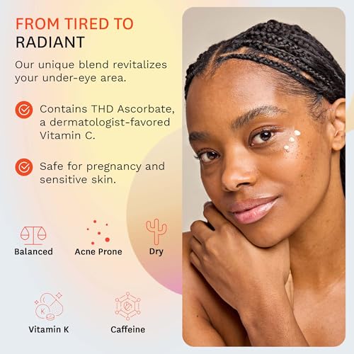 Fig.1 Vitamin C Eye Cream with Caffeine for Dark Circles - Starter Kit 0.5 Fl Oz