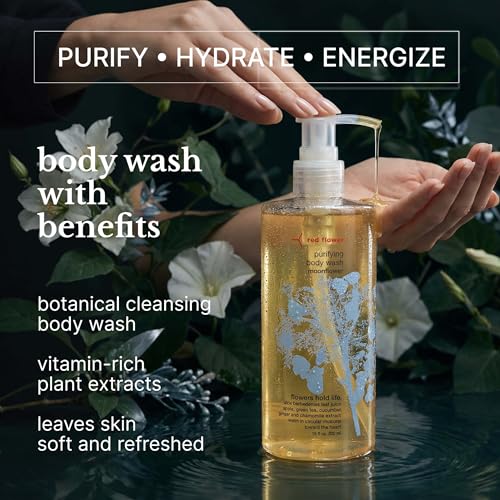 Red Flower Moonflower Hydrating Body Wash - 10.2 Fl Oz - Deep Clean & Nourish