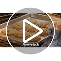 12 Pack Half Size Aluminum Baking Sheet Pans - 18x13 Inch, Non-Stick, Oven Safe