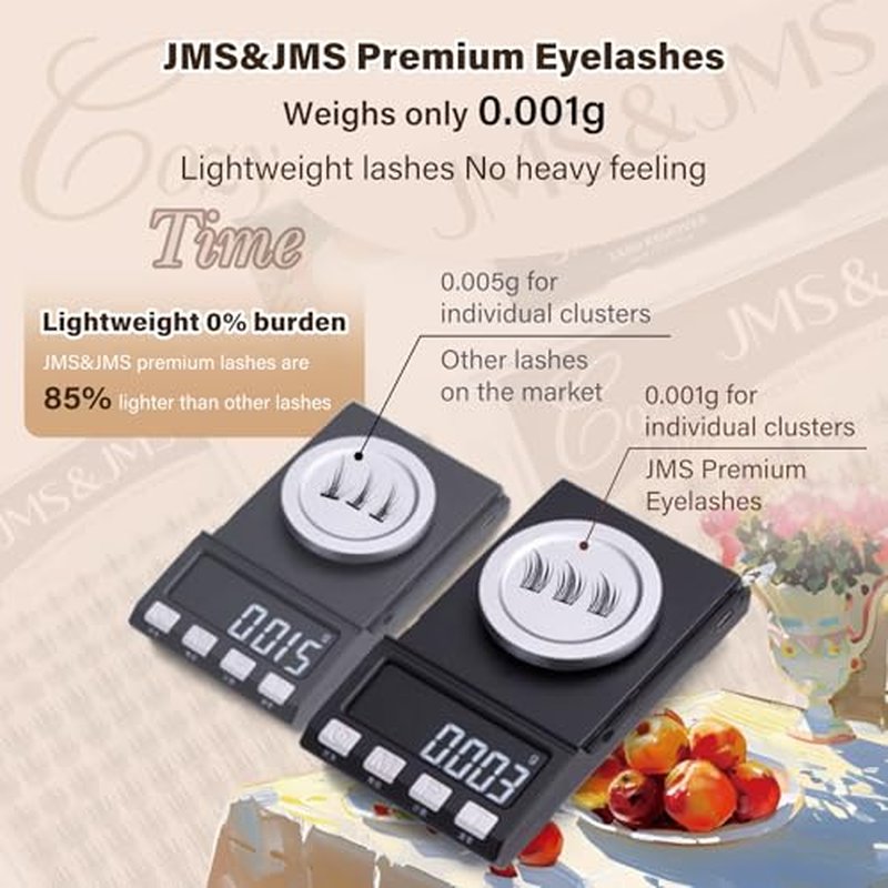 JMS&JMS Vivid Lash Clusters Kit Natural Cluster Lashes Invisible Band with Lash Bond and Seal Eyelash Applictor Lash Remover Eyelash Brush Lash Extension Kit for Beginner (Coco-8-18mix)