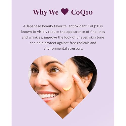 DHC CoQ10 Eye Cream, Antioxidant Treatment for Fine Line and Crow's Feet, Skin-Brightening Vitamin C, Fragrance and Colorant Free, 0.88 oz. Net wt.