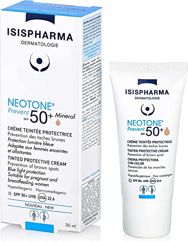 SPF 50+ Tinted Sunscreen for Face and Neck - Broad Spectrum Hydrating Cream
