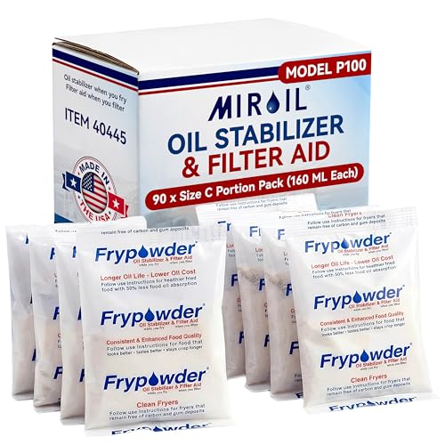 MirOil Fry Powder Oil Stabilizer & Filter Aid - 90 C-Size Sachets