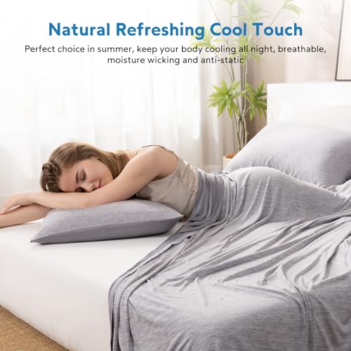 HOMFINE Cooling Blanket Queen 90x90 Grey for Hot Sleepers, Double-Sided Nano Fiber