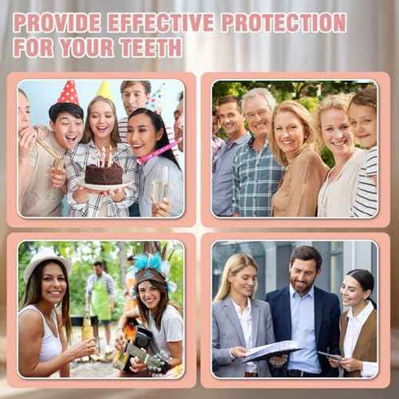 Dentures for Women and Men, Silicone Dentures Upper and Lower, Fix Your Smile at Home Within Minutes, Natural Shade False Teeth & Veneers