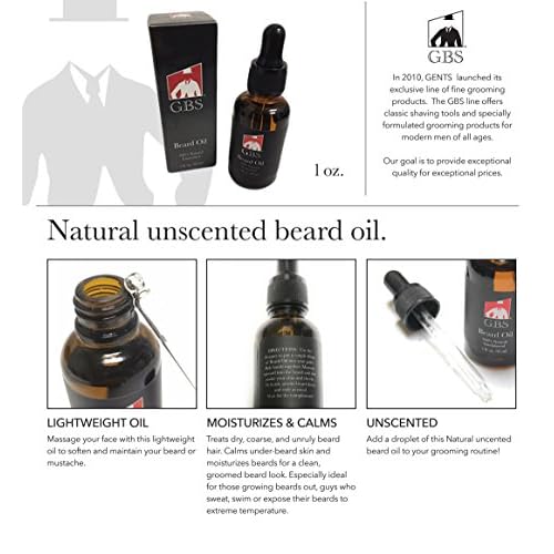G.B.S Natural Beard Oil and Dropper, 1fl oz