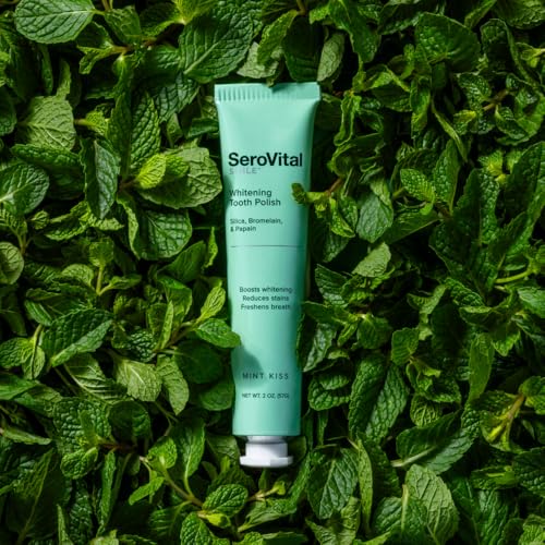 Gentle Whitening Tooth Polish with Natural Enzymes - Safe Stain Removal & Brightening