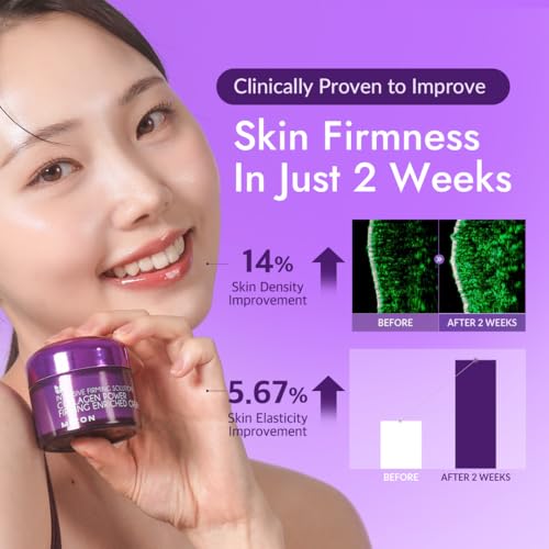 MIZON Collagen Power Firming Enriched Cream - Anti-Aging Moisturizer for Skin Elasticity