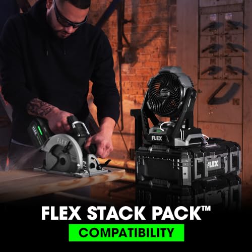 FLEX 24V Cordless Jobsite Fan 1100 CFM Portable Cooling Tool