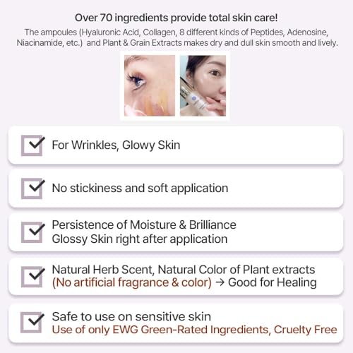Hydrating Face Serum for Glowing Skin with Hyaluronic Acid & Vitamin C - 1.69 fl oz