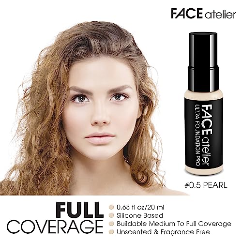 Face Atelier Ultra Foundation Pro 0.5 Pearl Full Coverage Liquid Makeup