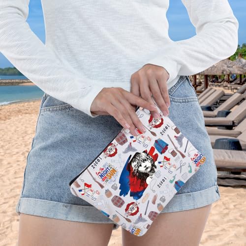 WZMPA Theater Musical Makeup Case Musical Quote Gift One More Day Before The Storm Zipper Pouch Bag Drama Merchandise (24601)
