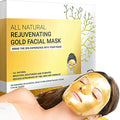 Hydrogel Facial Masks with 24K Gold Collagen Vitamin C - Anti-Aging Skin Care