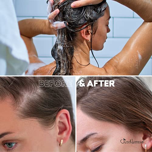 Just Nutritive Hair Loss Shampoo for Thinning Hair with Natural Botanicals, Sulfate-Free, 16 oz