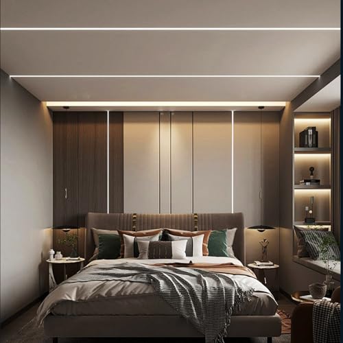 2m 6-Pack LED Strip Light Channel Aluminum Profile with White Diffuser