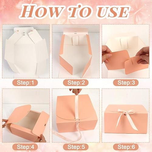 9 Pcs Bridesmaid Proposal Gifts - Will You Be My Bridesmaid Kit with Elegant Box Jewelry Box Glass Cup Invited Cards Knotted Bracelets Sunglasses Scrunchies Raffia Grass (Pink)