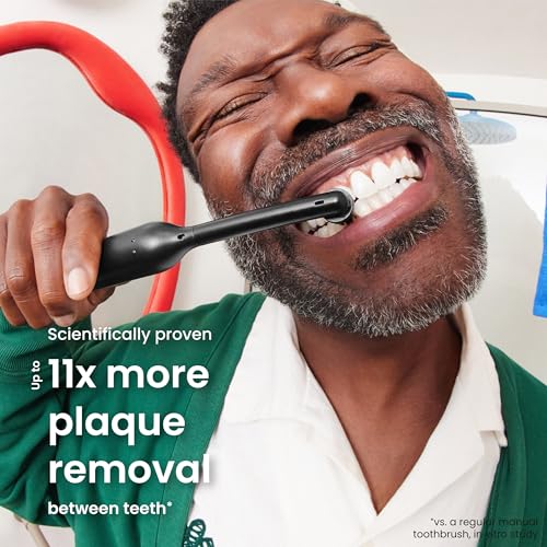 Quip Rev Oscillating Electric Toothbrush with Mirror Mount - Blue Stone