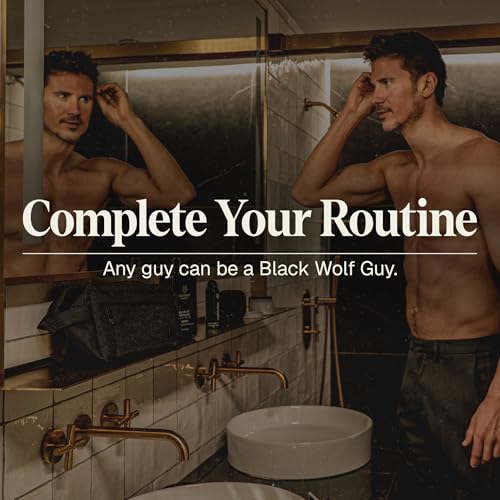 Black Wolf Oily Skin Face Wash & Oil-Free Moisturizer Gel for Men