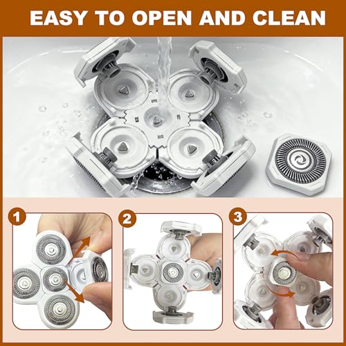 5 Head Shaver Replacement Blade Refills compatible with Freebird Foil Shavers Head for Women (White/3PCS)