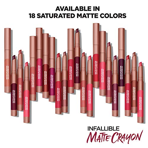L¡¯Or?al Paris Infallible Matte Lip Crayon, Chocolate Delight (Packaging May Vary)