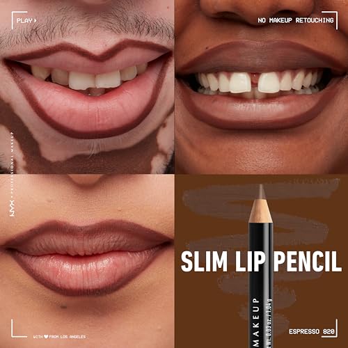 NYX PROFESSIONAL MAKEUP Soft Matte Lip Cream London & Slim Lip Pencil Espresso