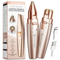VG VOGCREST Rose Gold 2-in-1 Facial & Eyebrow Trimmer with LED Light