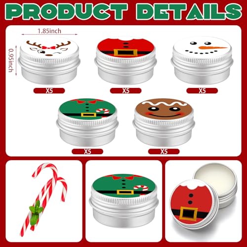 Christmas Lip Balm Gifts Bulk Elf Peppermint - Casual Style