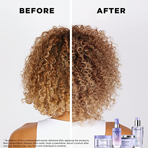 Kerastase Blond Absolu Cicaextreme Conditioning Hair Mask For Weak & Sensitized Hair Post-Bleaching - Repairs and Nourishes Damaged and Split Ends With Hyaluronic Acid & Edelweiss Flower, 6.8 Fl Oz