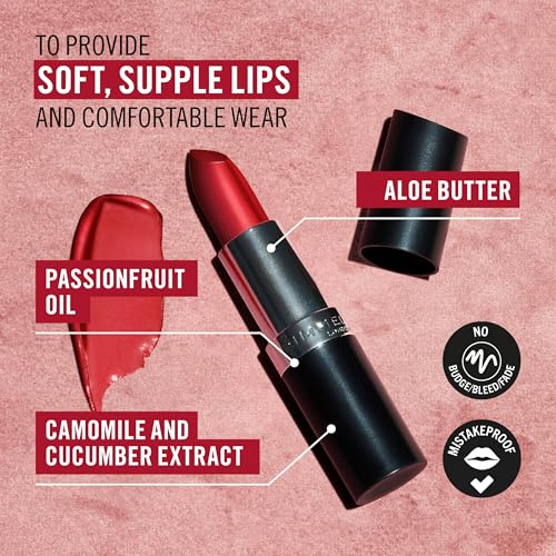 Rimmel Lipstick 086 Sugar Plum Long-Lasting Lip Color - 8 Hours