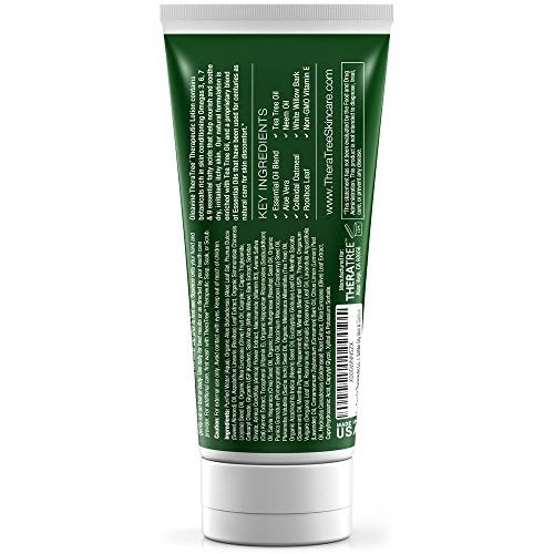 Tea Tree Oil Lotion with Neem Oil for Foot & Body - Helps Soothe Skin Irritation and Fight Body Odor TheraTree (Pack of 2)