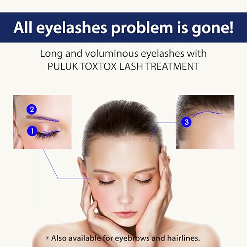 TOXTOX LASH TREATMENT 10ml & Mascara Wand 1pc, Lashes & Brows Care Solution, Eyelash Enhancing, Keratin Infused Volume Booster by HS International (Suero para Pesta?as)