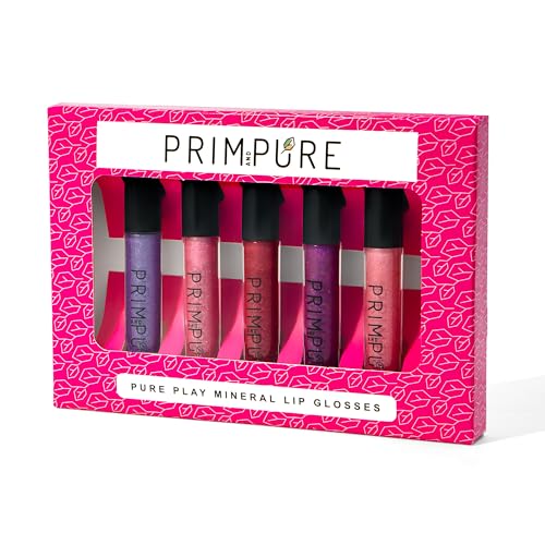 Kids Mineral Lip Gloss Set - Organic Non-Toxic Natural Lip Makeup