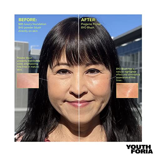 Youthforia BYO Blush Color Changing Blush Oil, Hydrating & Buildable Makeup