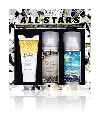IGK All Stars Shine & Style Hair Extension & Care Kit 5.4 oz